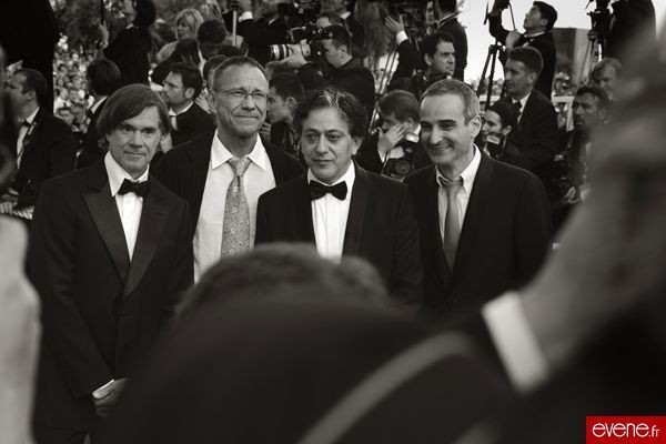 Andrei Konchalovsky (milieu gauche) - Cannes 2007
